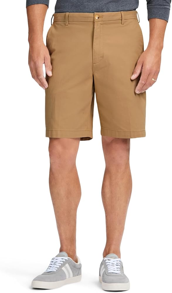 IZOD Men's Saltwater 9.5" Flat Front Chino Short