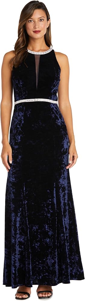 R&M Richards Women's Velvet Cocktail Dress