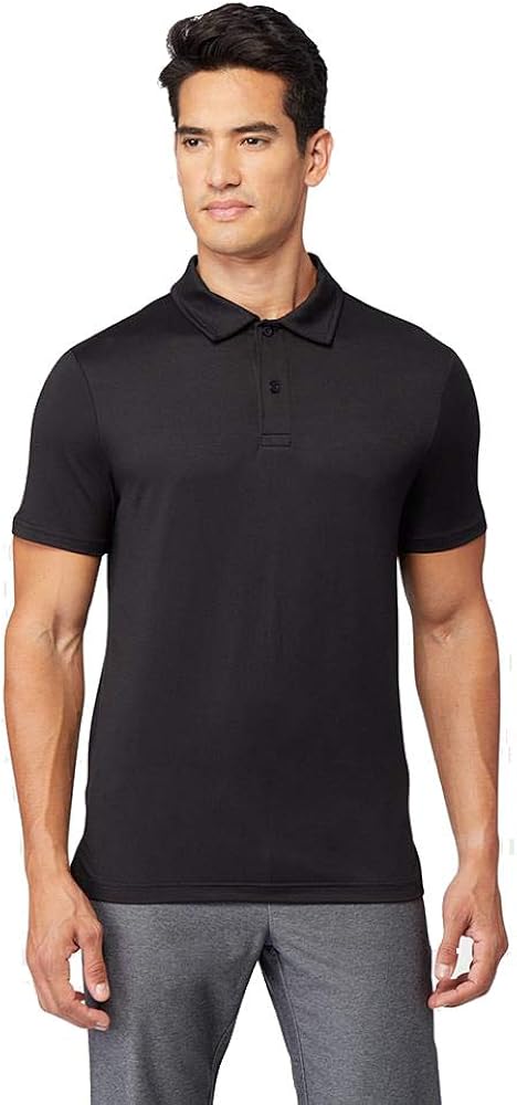 32 DEGREES Men's Cool Classic Polo| Slim Fit | Moisture Wicking | 4-Way Stretch |Golf | Tennis