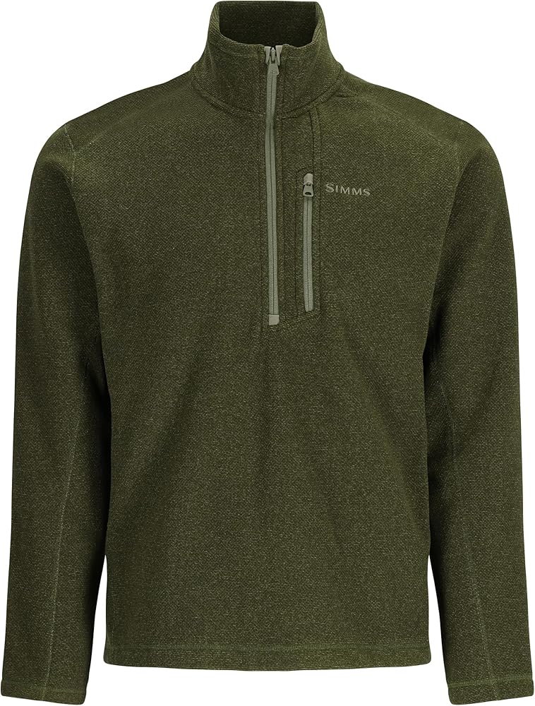 Simms Men’s Rivershed Half-Zip Fleece Zipper Sweater