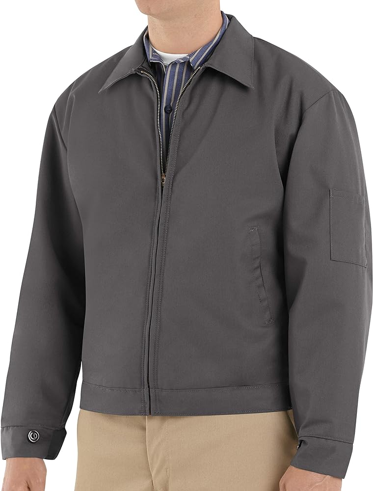 Red Kap Men's Slash Pocket Jacket