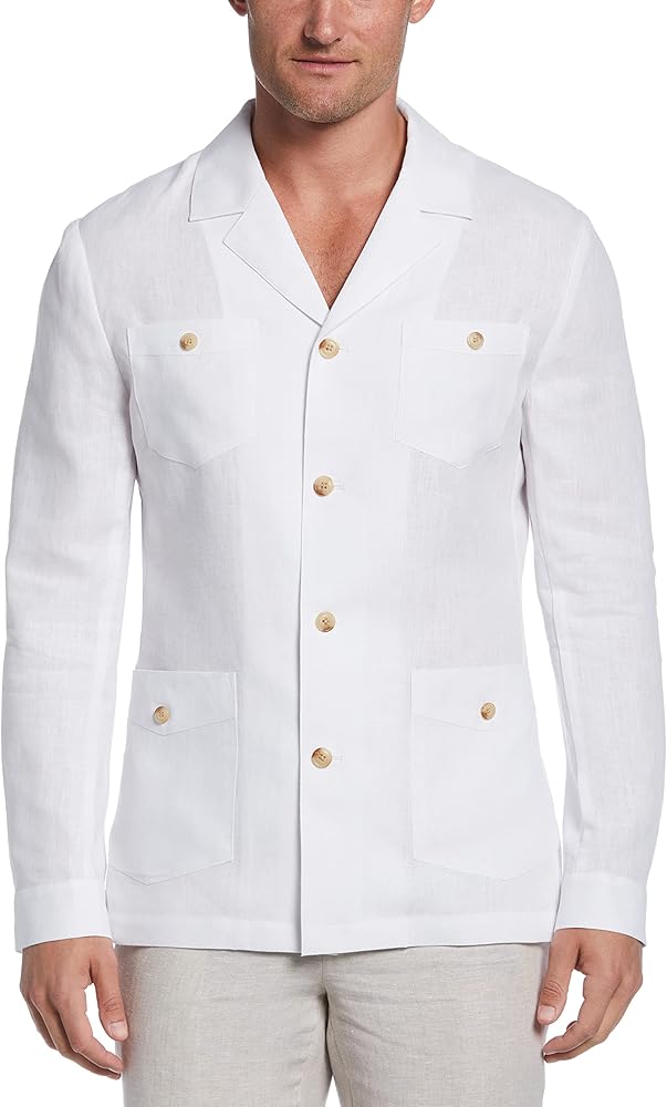 Cubavera mens Delave Linen Guayabera Jacket