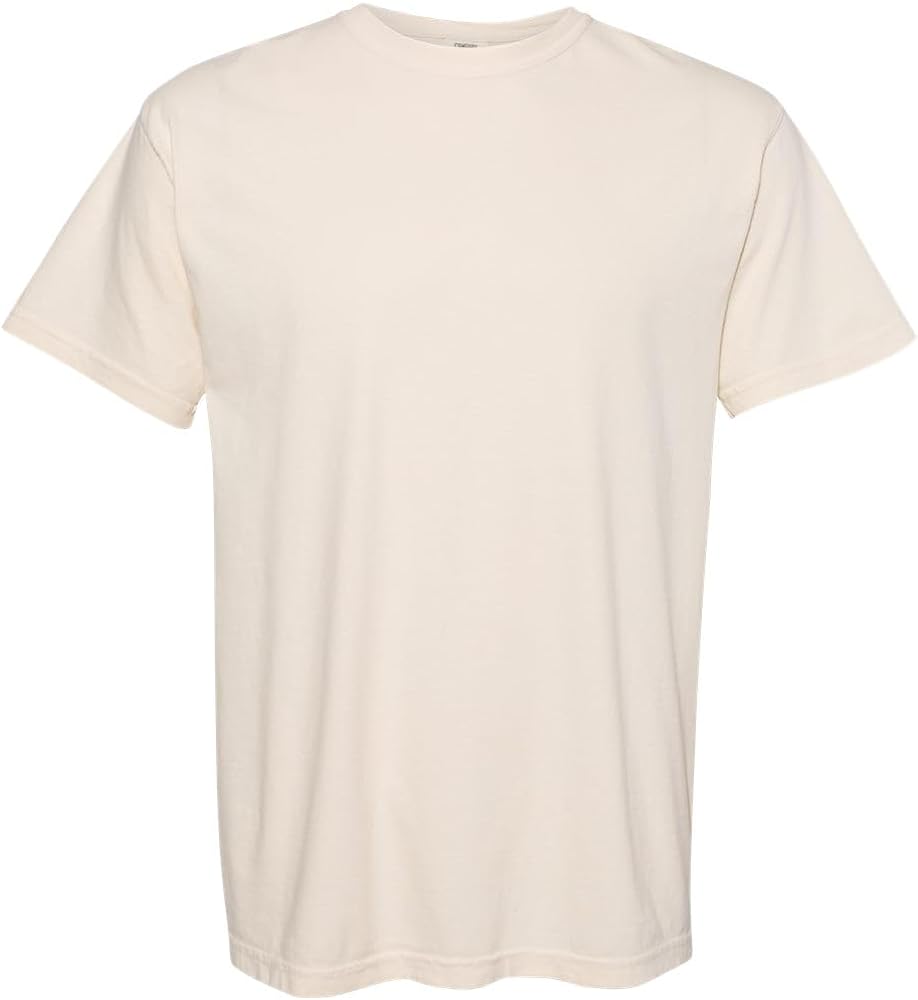 Comfort Colors mens Short Sleeve Tee, Style 1717, Natural Beige, X-Large